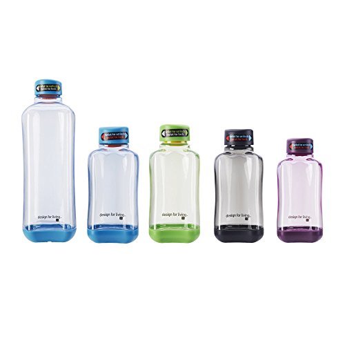 Design for Living 6 Piece Stackable Water Bottle Set