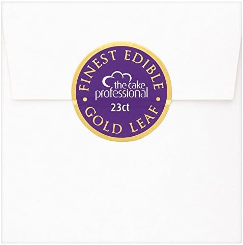 The Cake Professional Finest Edible Gold Leaf (23 per pack) - Pack of 6