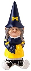 NCAA Michigan Wolverines Cheerleader Garden Gnome [Sports]