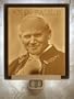 Pope John Paul II Flat Porcelain Lithophane Nightlight