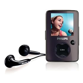 Philips 2 GB Flash Video MP3 Player with FM Radio and 1.5-inch Color Screen (Black) by Philips