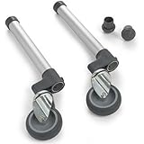 Invacare 6273 3 Inch Swivel Wheels with Glide Tips