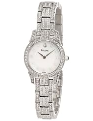 Bulova Womens 96L149 Crystal Round Watch