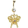 Fashion Flutter Butterfly Belly Ring