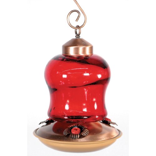 Woodlink NAH6 Audubon Glass Feeder Red