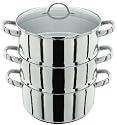 Judge 24cm 3 Tier Multi Steamer with Glass Lid