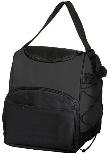 Sacko Large Insulated Lunch Bag with Adjustable Shoulder Strap (Black) Color: Black Model: (Newborn, Child, Infant)