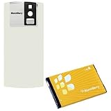OEM Blackberry Pearl 8100 Battery & White Cover Door 8100 Pearl, 8100c Pear ....