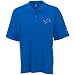 Reebok Detroit Lions Blue Team Logo Pique Polo