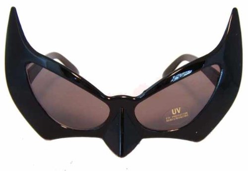 Bat Man Cat Woman Vampire Black Sunglasses Novelty Costume Party