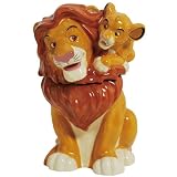 Westland Giftware Simba on Mufasa Ceramic Cookie Jar, 11.75-Inch