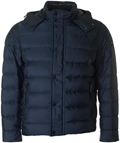 Paul And Shark Down Filled Hooded Jacket NAVY Medium