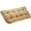 Brentwood Outdoor 20 by 43-Inch Wicker Settee Cushion, Rio Walnut