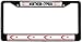 North Cypriot Cyprus Flag Black License Plate Frame Metal Holder
