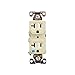 Cooper Wiring WRBR20V Duplex Receptacle 20A 125V 2 Pole, Ivory