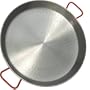 Myson Authentic Spanish Polished Steel Paella Pan, 15-Inch