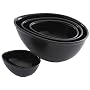 Nigella Lawson Mixing Bowl Set/4 Black