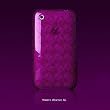 Apple iPod Touch 3G 2G Hydrocarbon Handwoven Pattern Case (Purple)