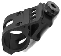OFF SET TACTICAL Weapon Mount For Olight M20/M21/M30, Fenix TK11, TK12, TA21, JETBeam M1X/M2S/JET-III M/RRT-1/RRT-2 and many more 1" Diameter size Flashlight from LightJunction