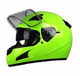 Vega Attitude Hi-Visibility Yellow X-Large Full Face Snowmobile Helmet