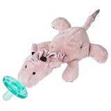 Mary Meyer Wubbanub 6″ Sweet Chocolate Plush Pacifier, Pink Giraffe