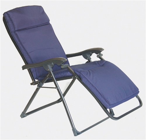 La Jolla Plush Recliner Plus, California Blue