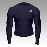 UNDER ARMOUR Cold Gear Longsleeve Crew, NAVY, L