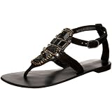 Apepazza Women's Panay Sandal,Black,38.5 EU