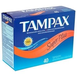 Tampax super plus tampons with flushable cardboard appl…
