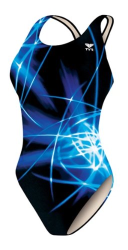 TYR Women's Nero Maxback, Blue, 30 -Inch