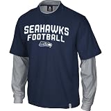 Seattle Seahawks Splitter Layered Long Sleeve T-Shirt