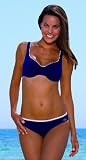 Fashy Damen Bademode Bikini, marine, 40