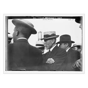 Newswire Photo (M): Alex. Miller, Harriman's secretary, with others