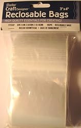3" x 4" Recloseable Storage Bag, 100 Pc/Pkg