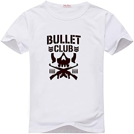 Men's Bullet Club Crewneck T shirt XXL White