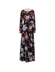 Polyester Stretchy Long Sleeves Floral Print Homecoming Dress/Prom Dress/Party Dress/Maxi Dress 