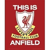OFFICIAL LIVERPOOL F.C. THIS IS ANFIELD LARGE METAL SIGN