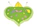 Kidorable Fairy Toddler Towel, Green, 3-6 Years