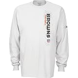 Reebok Cleveland Browns Long Sleeve White Gemini T-Shirt