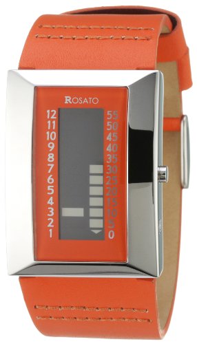 ROSATO LCD-DAMENARMBANDUHR MATRIX VII PROMETHEUS ORANGE, R606 Preisvergleich