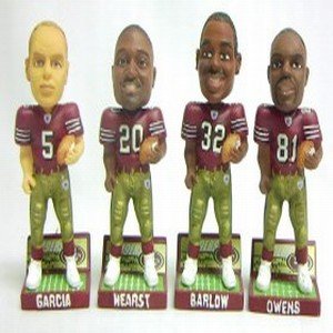 San Francisco 49ers 2002 Forever Collectibles Mini Bobble Head Set (Quantity of 1)