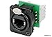 Neutrik NE8FDV-Y110-B EtherCon RJ45 Cat 5 Vertical IDC110 Punch Down Panel Jack (Neutrik NE8FDV-Y110-B EtherCon RJ45 Cat 5 Vertical IDC110 Punch Down Panel Jack)