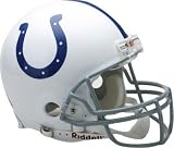Indianapolis Colts Full Size Replica Unsigned Riddell Helmet - NFL Tumblers