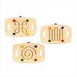 Guidecraft: Marble Maze Balance Bases Set of 3