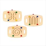 Guidecraft Marble Maze Balance Bases -Set of 3