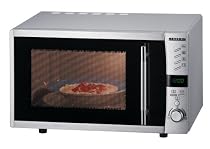 Severin MW 7817 Mikrowelle mit Grill und Hei&szlig;luftfunktion, silber / 800 Watt / 21 Liter Garraum
