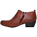 SHOE ARTISTS Bossman Brown 2 Inch Cuban Heel Ankle Boot