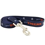 MLB Detroit Tigers 6' Navy Blue Dog Leash (Large)