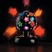 Revolving / Rotating Disco Strobe Party Light w/ Stars 110v