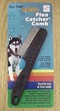 Flea Double Teeth Comb W plastic Handle (Catalog Category: Dog Grooming Tools)